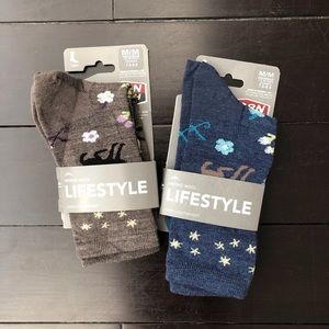 Two Pairs of Darn Tough Merino Wool Crew Socks M